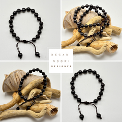 Black Tourmaline Beads Bracelet