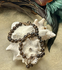 Smoky Quartz Beads Bracelet