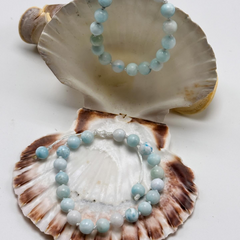 Hemimorphite Beads Bracelet