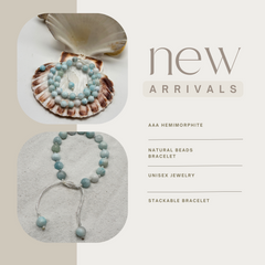 Hemimorphite Beads Bracelet