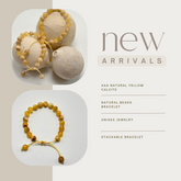 Yellow Calcite Bracelet | Boost Spiritual Connection | lamassu jewelry