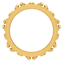18K Lotus Eternity Ring