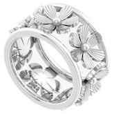 18k Lotus Eternity Band