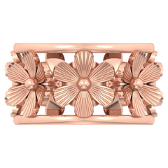 18k Lotus Eternity Band