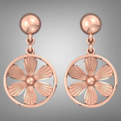 Hurry! Buy Lotus Earrings Today – Flat Discounts & Free Shipping!