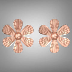 Lotus Stud Earrings