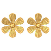 Lotus Stud Earrings