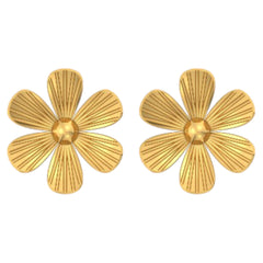 Lotus Stud Earrings