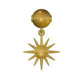 18k Gold Charm