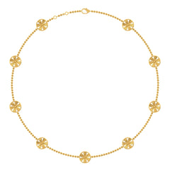 Full Lotus Circle of Love Necklace