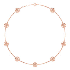 Full Lotus Circle of Love Necklace