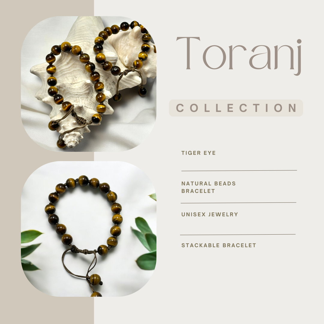 Tiger Eye Beads Bracelet