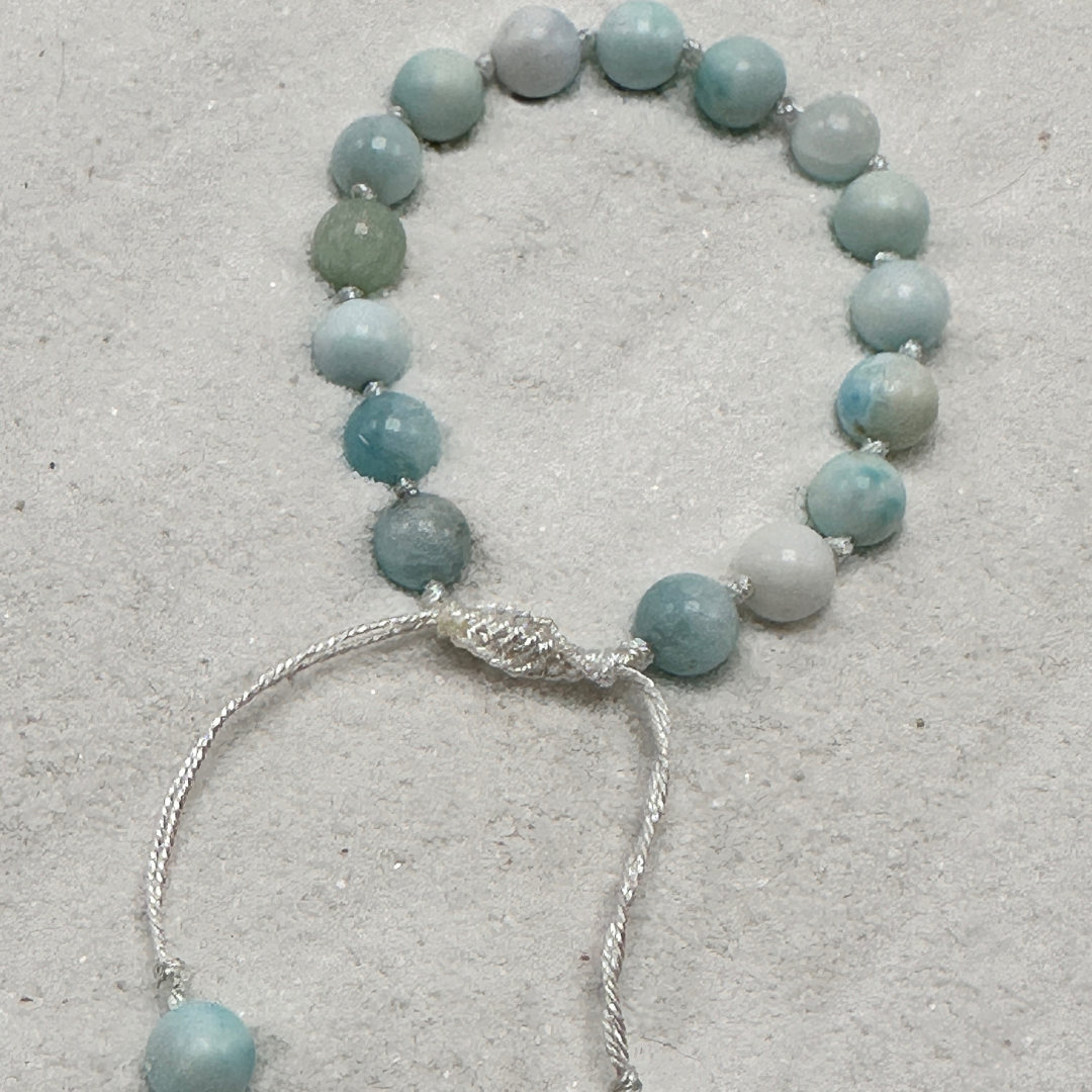 Hemimorphite Beads Bracelet