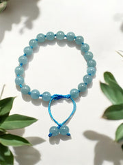 Aquamarine Beads Bracelet